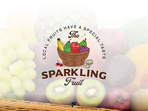 Sparkling Fruit Logo Design by fuldesain on Dribbble