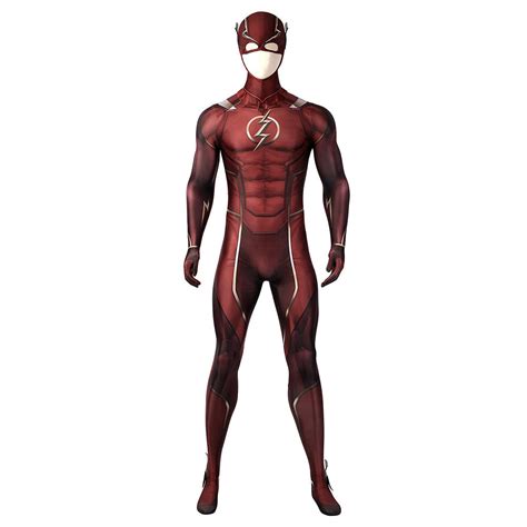 The Flash Cosplay Costume Jumpsuit Outfits Halloween Carnival Suit