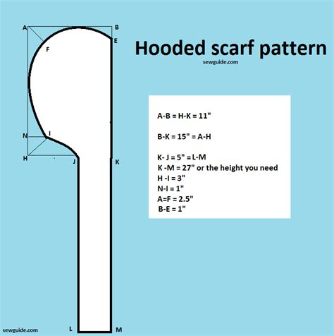 Make an Easy Hooded scarf - DIY pattern & tutorial - Sew Guide