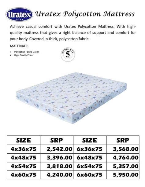 URATEX FOAM MATTRESS, Furniture & Home Living, Furniture, Bed Frames ...