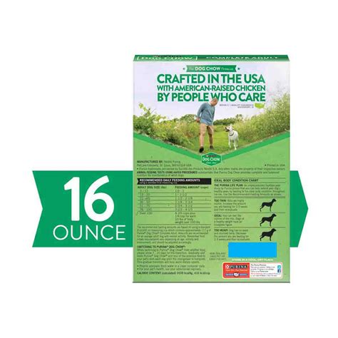 Purina Dog Chow Dry Dog Food; Complete Adult With Real Chicken - 16 oz. Box