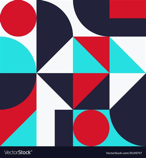 Abstract geometric pattern modern graphic design Vector Image