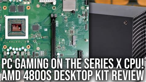 PC Gaming on the Xbox Series X CPU: AMD 4800S Desktop Kit Review - YouTube