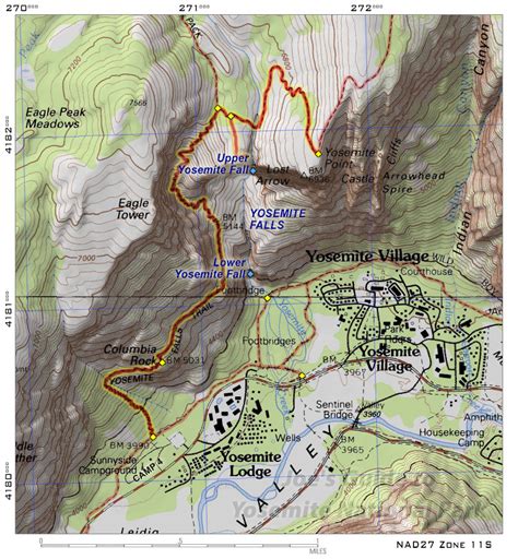 Upper Yosemite Fall Trail - Joe's Guide to Yosemite National Park