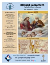 Bulletin – Blessed Sacrament Catholic Church