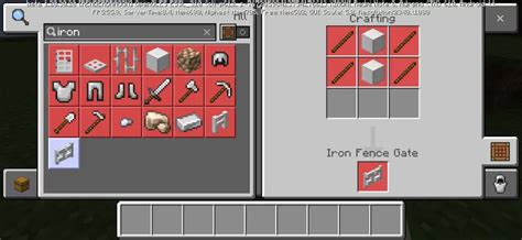 Iron Fence Minecraft Mod