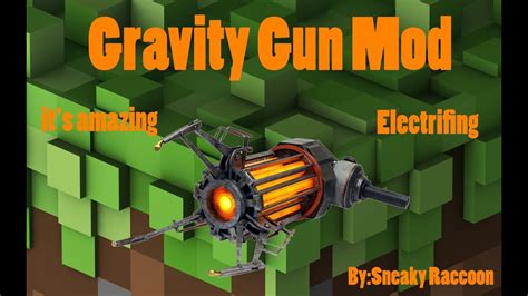 Minecraft Gravity Gun Mod 1.6.4/1.7 Mod Showcase - YouTube