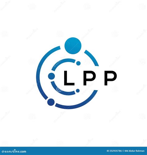 LPP Letter Technology Logo Design on White Background. LPP Creative ...