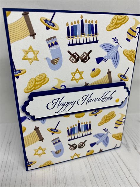 Handmade Hanukkah Cards Set of 4 | Etsy