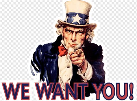 Uncle Sam with we want you typed text, James Montgomery Flagg United States Uncle Sam Wants You ...