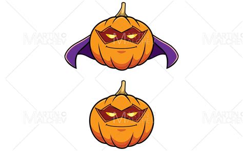 Pumpkin Superhero Mascot Graphic by m.k.malchev · Creative Fabrica