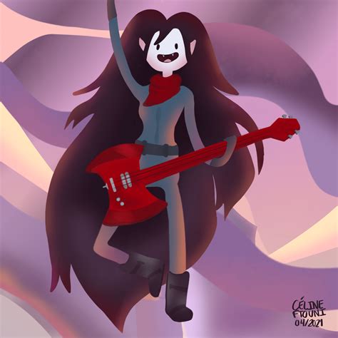 Fanart- Marceline Playing Guitar on Behance