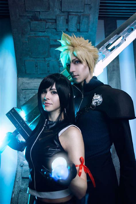 Final Fantasy Tifa And Cloud Cosplay