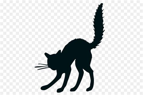 Free Halloween Black Cat Silhouette, Download Free Halloween Black Cat Silhouette png images ...