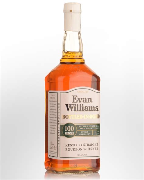 Evan Williams Bottled in Bond 100 Proof Bourbon Whiskey (1000ml) | Nicks Wine Merchants