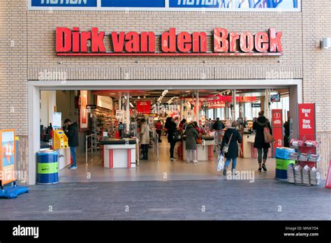 the hague, Netherlands-february 28, 2016: Dirk van den Broek, a Dutch supermarket chain Stock ...