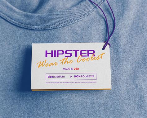 Free Clothing Hang Tag Mockup PSD on Behance