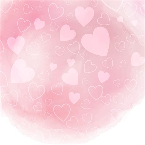 Watercolor hearts background 209851 Vector Art at Vecteezy