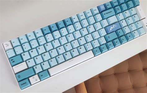 Blue Keycaps Set Mountain CHERRY Mx Keycaps PBT - Etsy