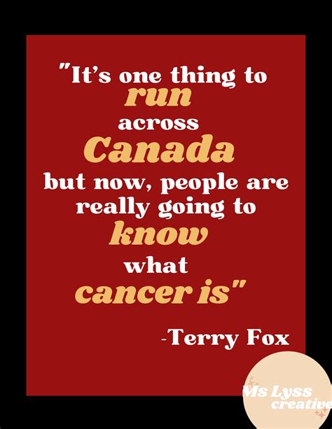 Terry Fox Quotes Poster Set - Etsy