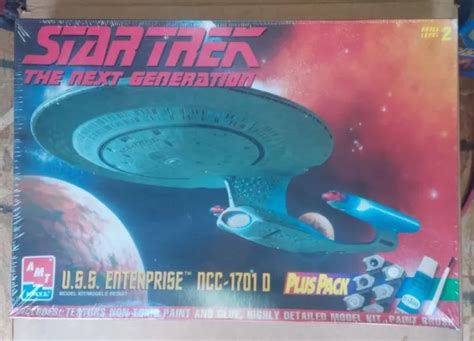 AMT/ERTL STAR TREK Next Generation USS ENTERPRISE NCC-1701 D 1:1400 ...