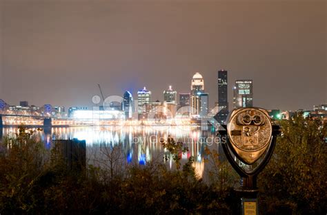 Louisville Skyline At Night Stock Photo | Royalty-Free | FreeImages