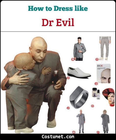 Dr. Evil (& Mini Me) Costume for Cosplay & Halloween 2022 | Dr evil costume, Dr evil, Family ...