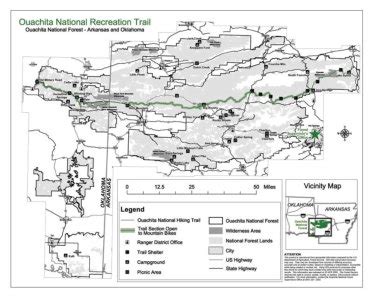 Ouachita National Forest Trail Map - Fall Outfits 2024