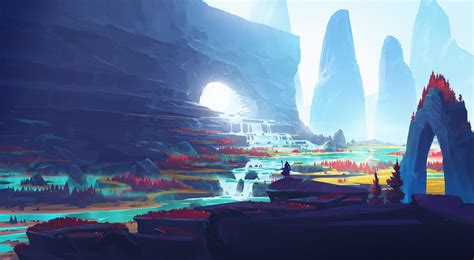 🔥 Download Digital Art Warrior Landscape Mountains Duelyst Video Games ...