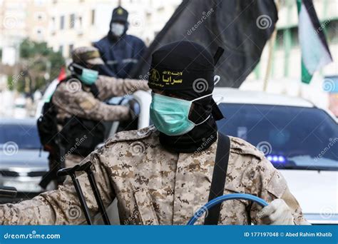 Members Of Al-Quds Brigade, The Military Wing Of The Islamic Jihad ...