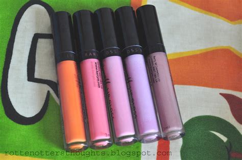 RottenOtter // Beauty & Lifestyle Blog: Barry M lip gloss wand swatches