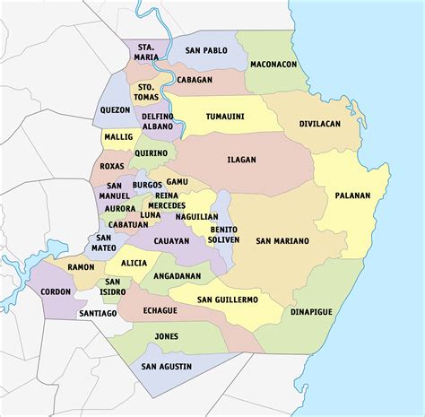 File:Municipalities in Isabela province.png - Philippines