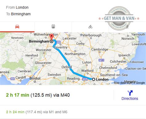 Moving from London to Birmingham, England | Get Removals