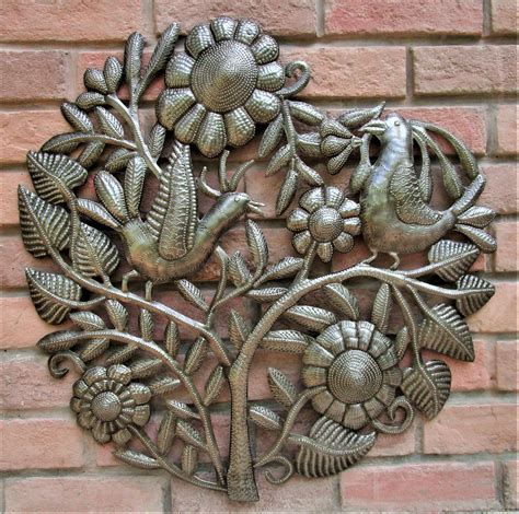 METAL TREE BIRDS Metal Wall Art Metal Wall Decor 23 X - Etsy