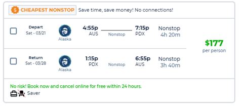 Nonstop Flights: Austin to/from Portland $177 r/t - Alaska Airlines