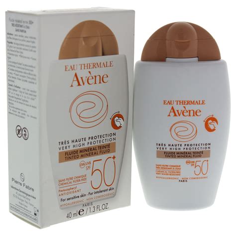 Avene - Avene Tinted Mineral Fluid SPF 50 Sunscreen - 1.3 oz - Walmart ...