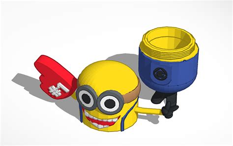 3D design MINION - Tinkercad