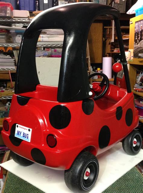 Cozy Coupe Makeover | Cozy coupe makeover, Cozy coupe, American girl accessories