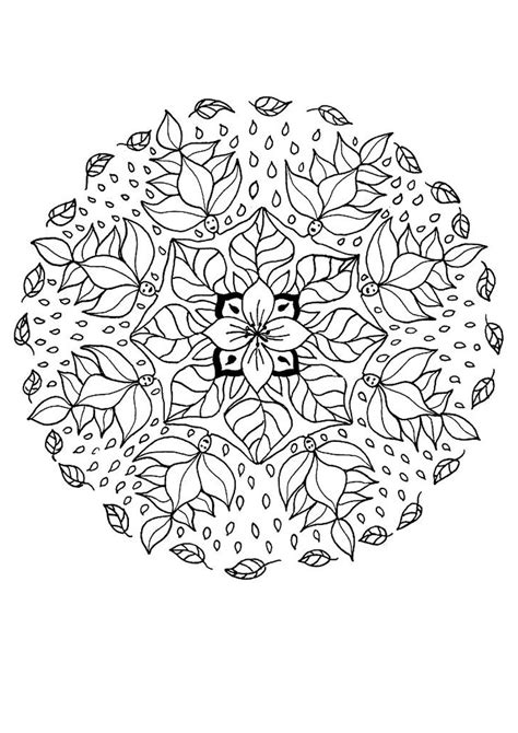 Flower Mandala Coloring Pages - Flower Coloring Page