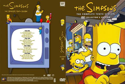 The Simpsons - Season 10 - TV DVD Custom Covers - The Simpsons - Season 10 Alternate :: DVD Covers