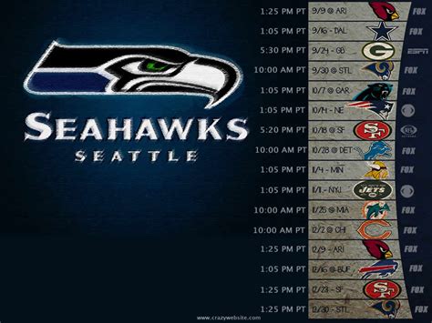 Seattle Seahawks Schedule - 1024x768 Wallpaper - teahub.io