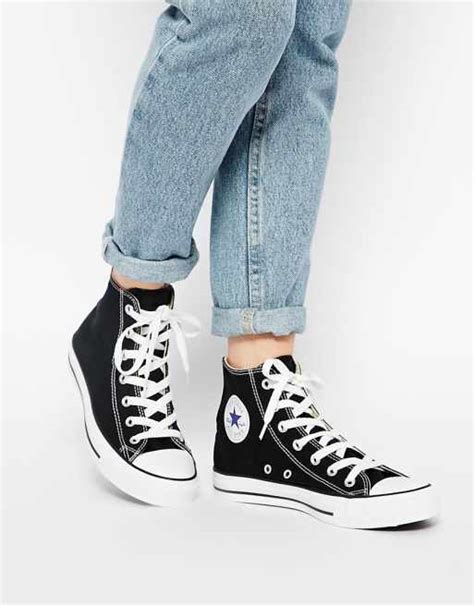 Converse Chuck Taylor All Star high top black trainers | ASOS