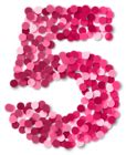 Five 5 Number Pink PNG Clip Art | Gallery Yopriceville - High-Quality Free Images and ...