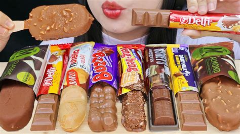 ASMR MAGNUM ICE CREAM CHOCOLATE CANDY BAR🍫 MAGNUM ALMOND, BUZZA, BENG-BENG, NUTELLA B-READY ...