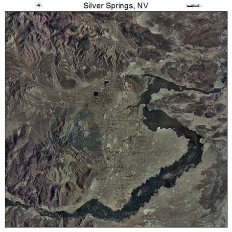 Aerial Photography Map of Silver Springs, NV Nevada