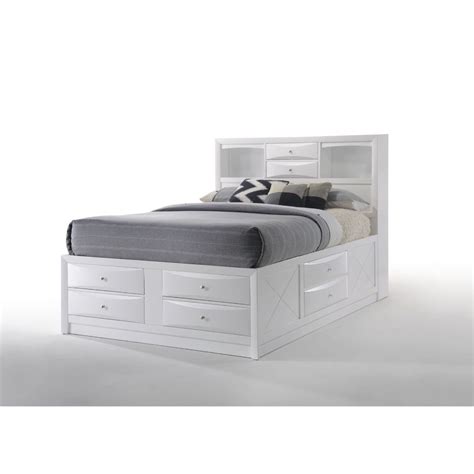 Ireland Black Queen Bookcase Storage Bed by ACME | 1StopBedrooms