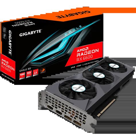 Gigabyte Radeon RX 6600 EAGLE 8GB Triple Fan Video Card GV-R66EAGLE-8GD | Bermor Techzone