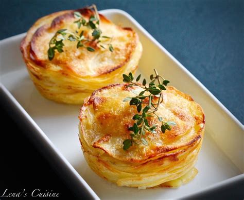 Individual Pommes Anna - Lena's Cuisine | Pommes anna, Recipes, Food