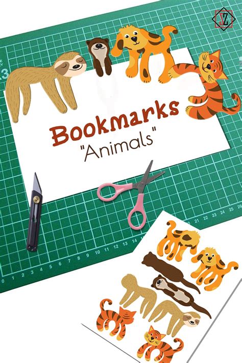 Bookmarks "Animals". DIY crafts