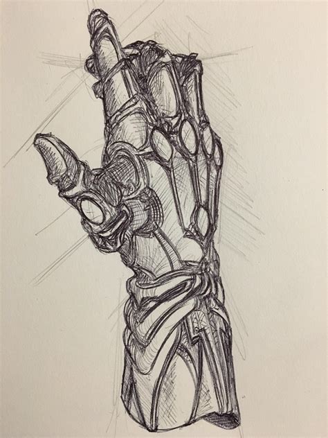 I doodled the Infinity Gauntlet